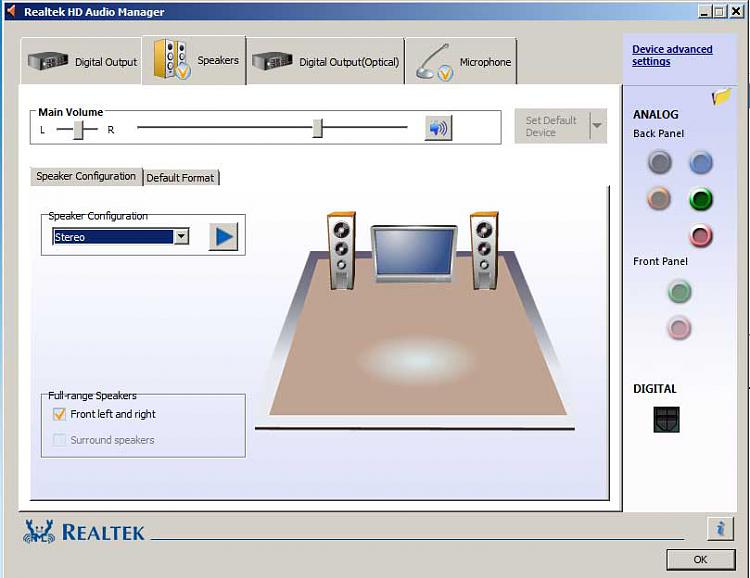 Realtek hd control software mixer free